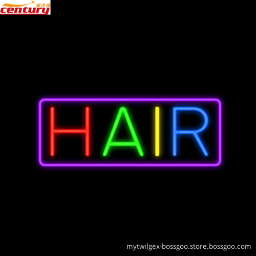 wholesale china factory price hair neon sign